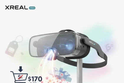XREAL One Pro Drops $170 in Amazon's Spring Sale — AI-generated illustration