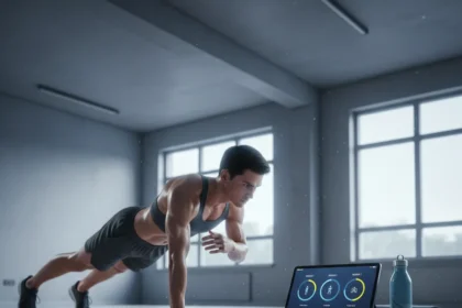 10-minute core workout blasts abs and obliques without equipment — AI-generated illustration