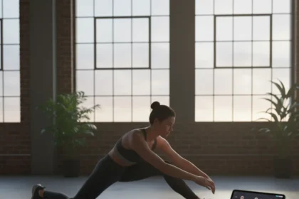 10-minute stretching routines fall short for lasting mobility gains — AI-generated illustration