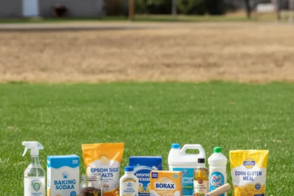 11 secrets to a lawn that's greener than your neighbor's — AI-generated illustration