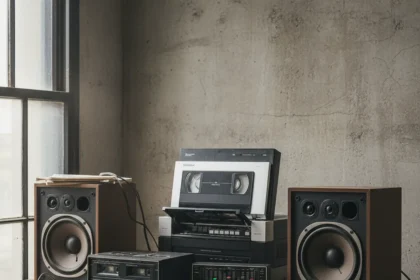 1980s hi-fi archives reveal forgotten audio gems — AI-generated illustration