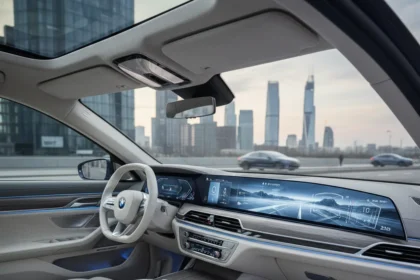 2027 BMW 7 Series Ditches Driver's Display for Panoramic Vision — AI-generated illustration