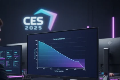 720Hz gaming monitors are overkill for most players — AI-generated illustration