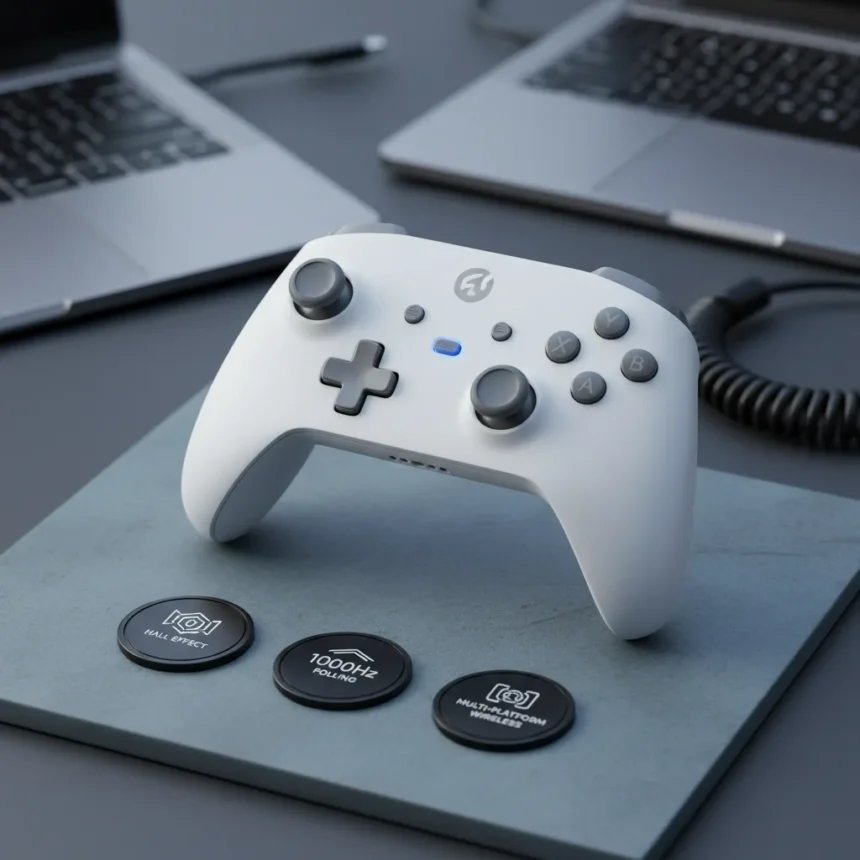 8BitDo Ultimate 3-Mode Controller Crushes Premium Pricing — AI-generated illustration