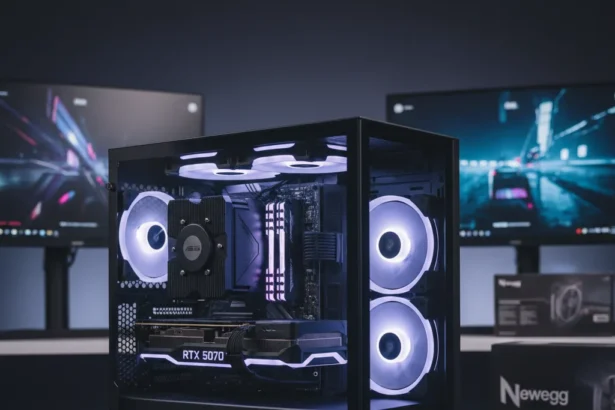 9800X3D PC with 128GB RAM for $2,999 crushes value — AI-generated illustration