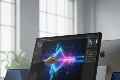 Acer ProCreator PE320QXT: 6K touch monitor at half Apple's price — AI-generated illustration