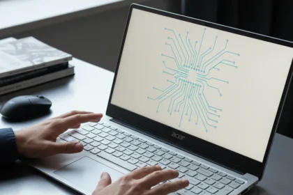 Acer Swift 16 AI's massive touchpad impresses, but size isn't everything — AI-generated illustration