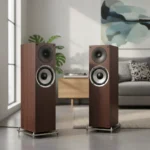 Acoustic Energy AE309 Mk2 Revives the Affordable Floorstander — AI-generated illustration