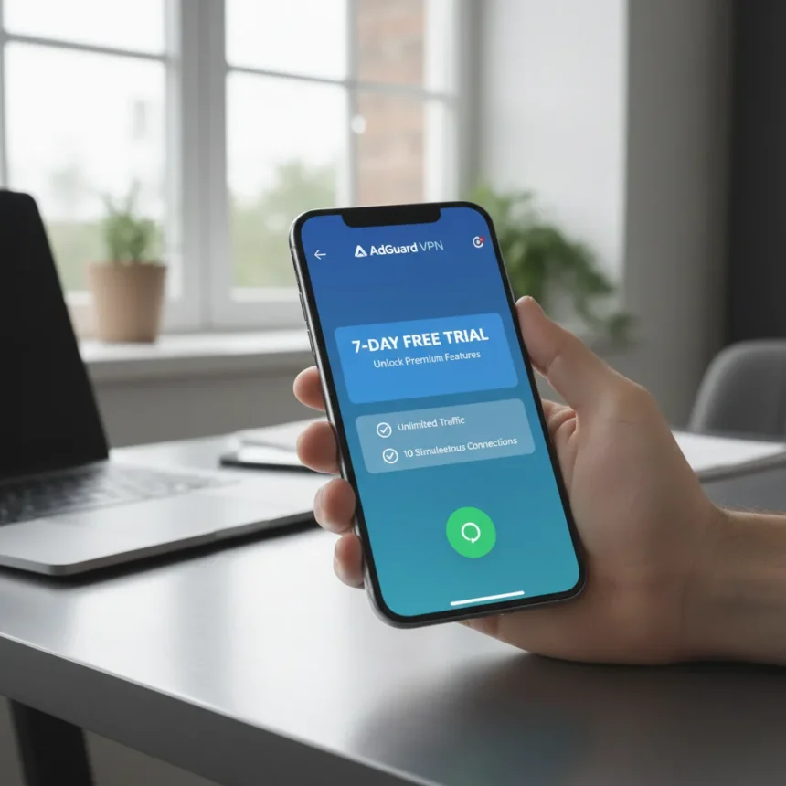 AdGuard VPN iOS app gets 7-day free trial for premium