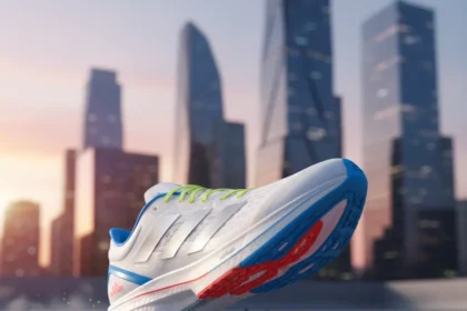 Adidas Adizero Adios Pro Evo 3 claims lightest carbon racing shoe crown — AI-generated illustration