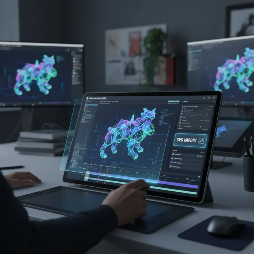 Adobe After Effects 2026 Pushes 3D and Vector Tools Forward — AI-generated illustration