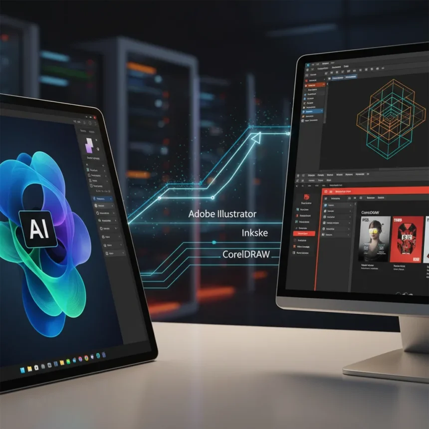 Adobe Illustrator 2026 Impresses, But Rivals Are Catching Up — AI-generated illustration