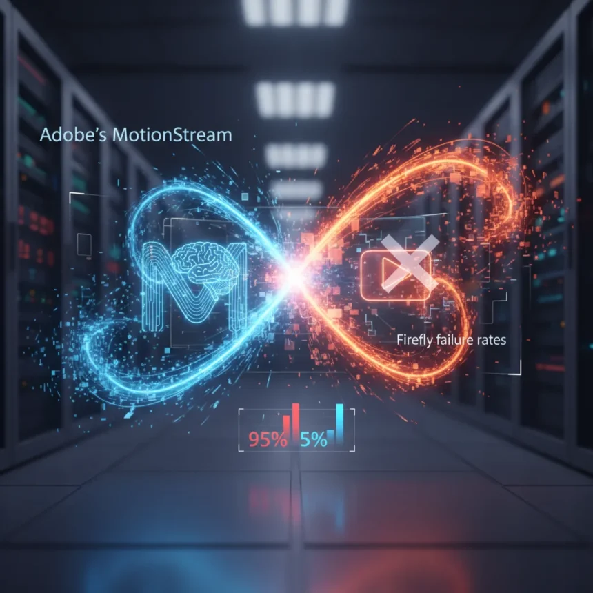 Adobe's MotionStream: Does AI video finally have an answer? — AI-generated illustration