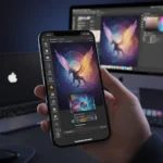 Adobe Photoshop on iPhone Now Rivals Desktop Power — AI-generated illustration