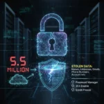 ADT data breach exposes 5.5 million: what was stolen and how to protect yourself — AI-generated illustration