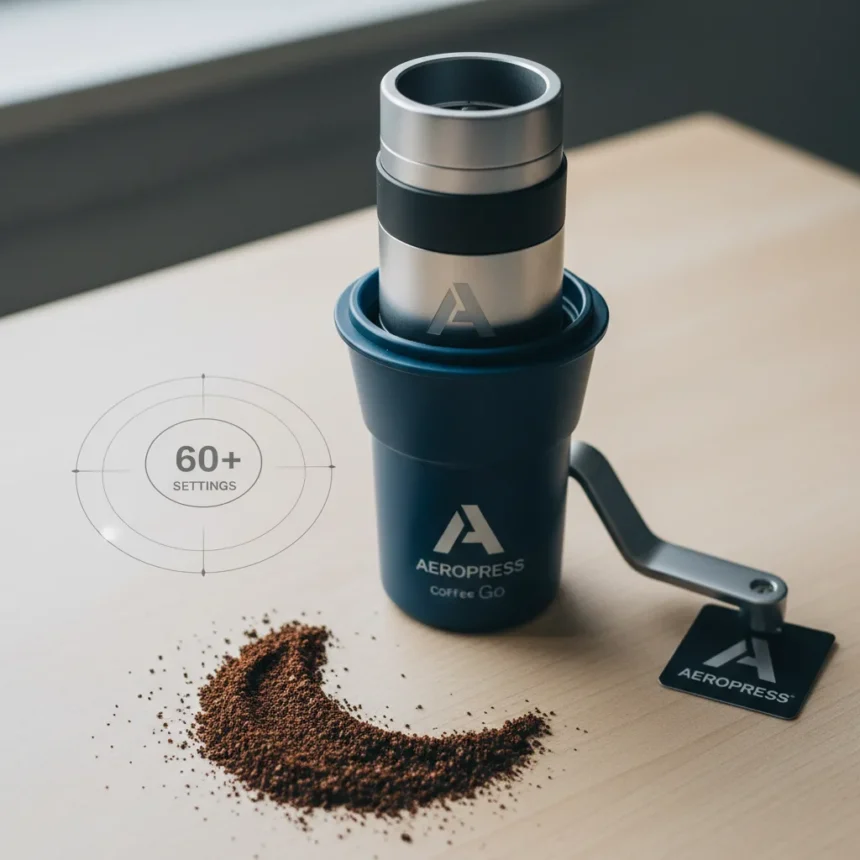 AeroPress Manual Coffee Grinder: Premium Price, Niche Appeal