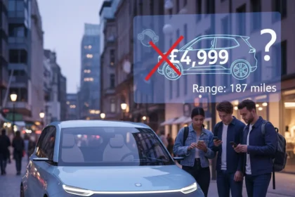 Affordable small electric cars for young buyers remain elusive — AI-generated illustration