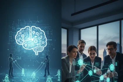 Agentic AI workforce governance demands new leadership models — AI-generated illustration