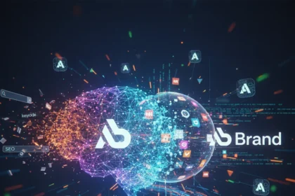 Agentic search optimization reshapes brand visibility online — AI-generated illustration