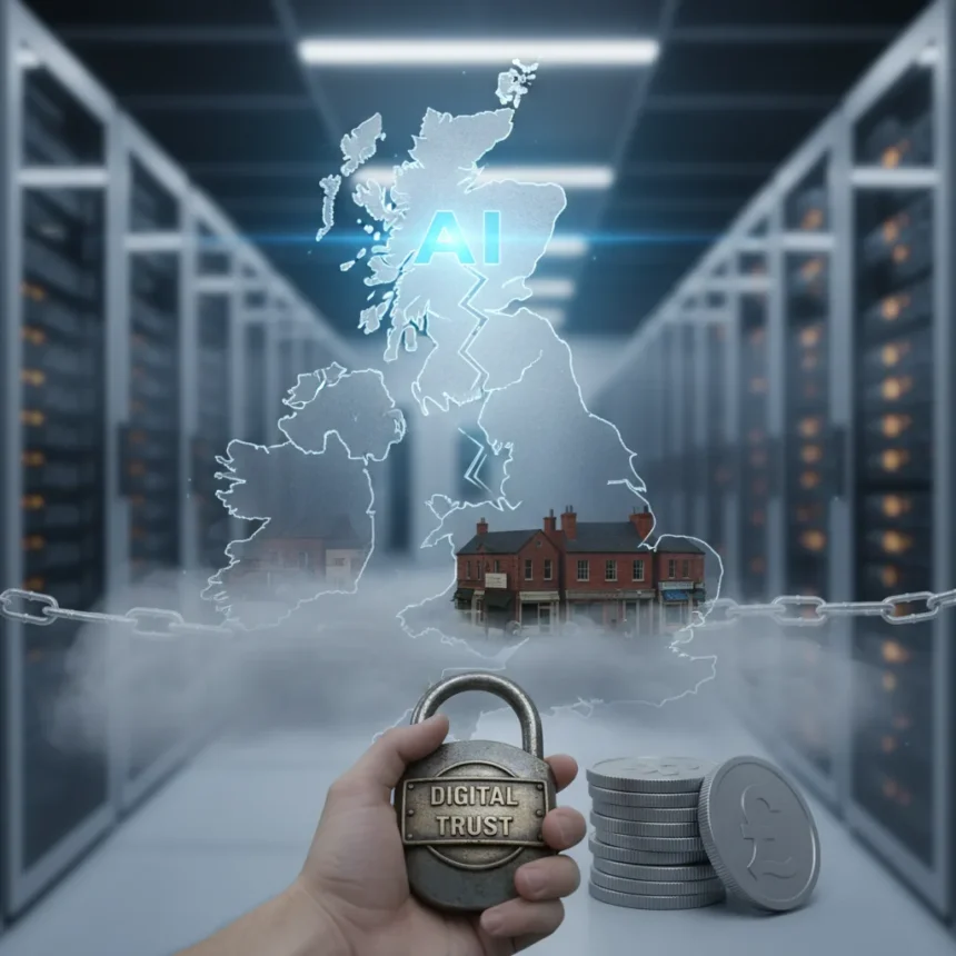 AI confidence gap is stalling UK small business growth — AI-generated illustration