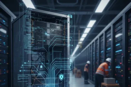 AI data center security blueprint must start before deployment — AI-generated illustration