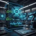 AI agent autonomously designs complete RISC-V CPU in 12 hours — AI-generated illustration