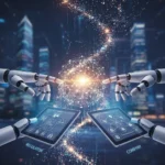 AI governance arms race reshapes how companies build trust — AI-generated illustration