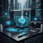 AI hardware arms race transforms creator devices forever — AI-generated illustration