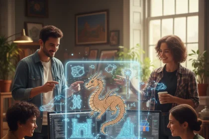 AI in indie games works—if you refuse to replace artists — AI-generated illustration