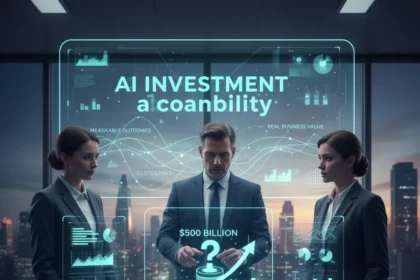 AI investment must deliver real value or C-suite faces accountability — AI-generated illustration