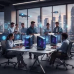 AI PCs are becoming workplace standard faster than expected — AI-generated illustration