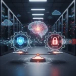 AI-powered networking requires trust and control balance — AI-generated illustration