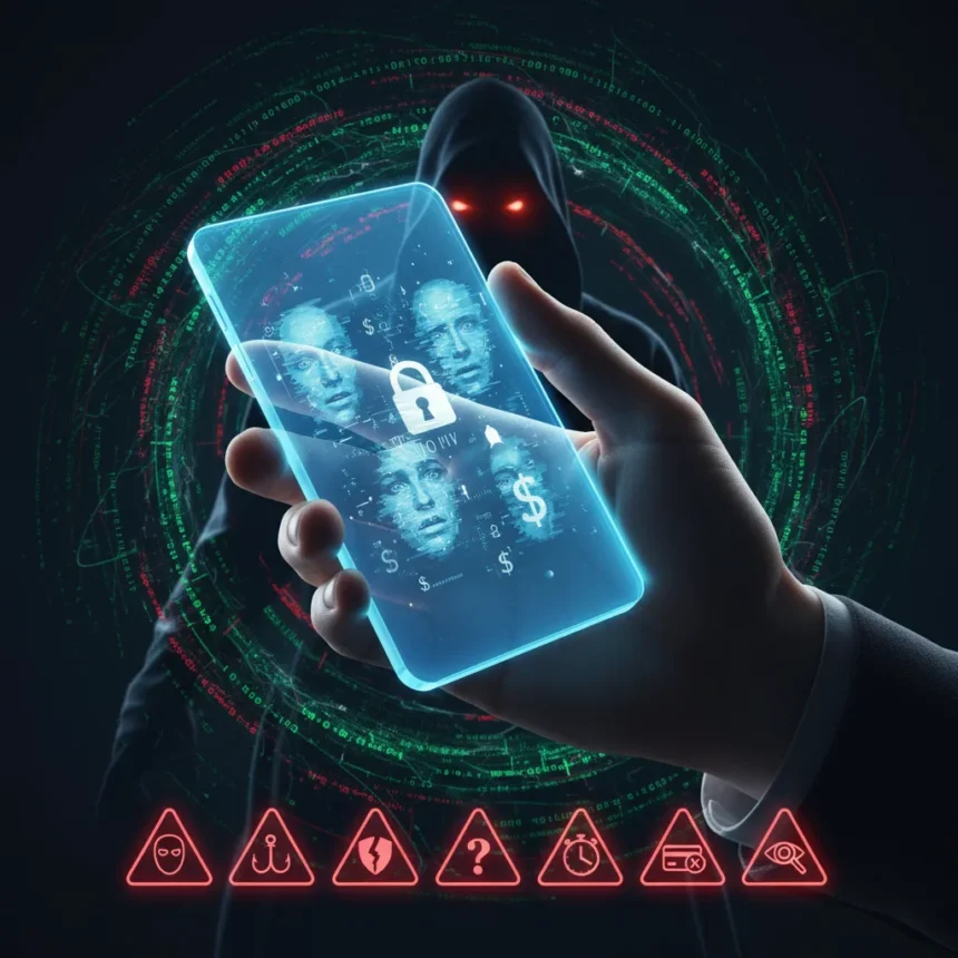 AI scams are getting harder to spot — watch for these 7 warning signs — AI-generated illustration