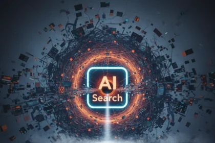 AI search is making the internet invisible to everyone — AI-generated illustration