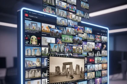 AI-generated slop is drowning out real Stonehenge history on YouTube — AI-generated illustration