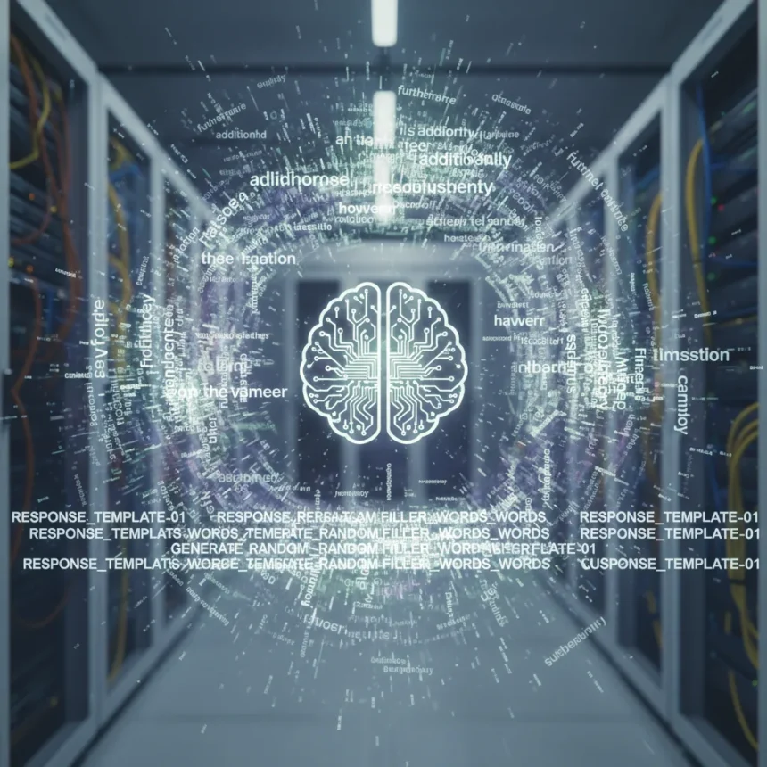 AI systems use 'spinner words' to hide scripted behavior