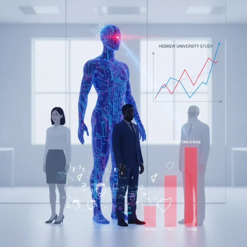 AI judges people with predictable biases humans don't — AI-generated illustration