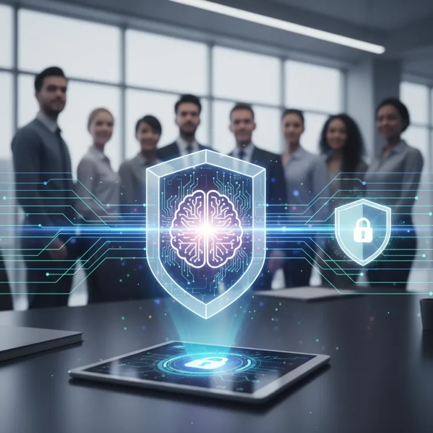 AI trust advantage: Why security shapes customer confidence — AI-generated illustration