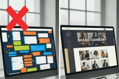 AI website builders need heavy editing to work — AI-generated illustration