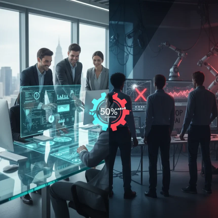 AI at work hits 50% adoption: is this the real tipping point?