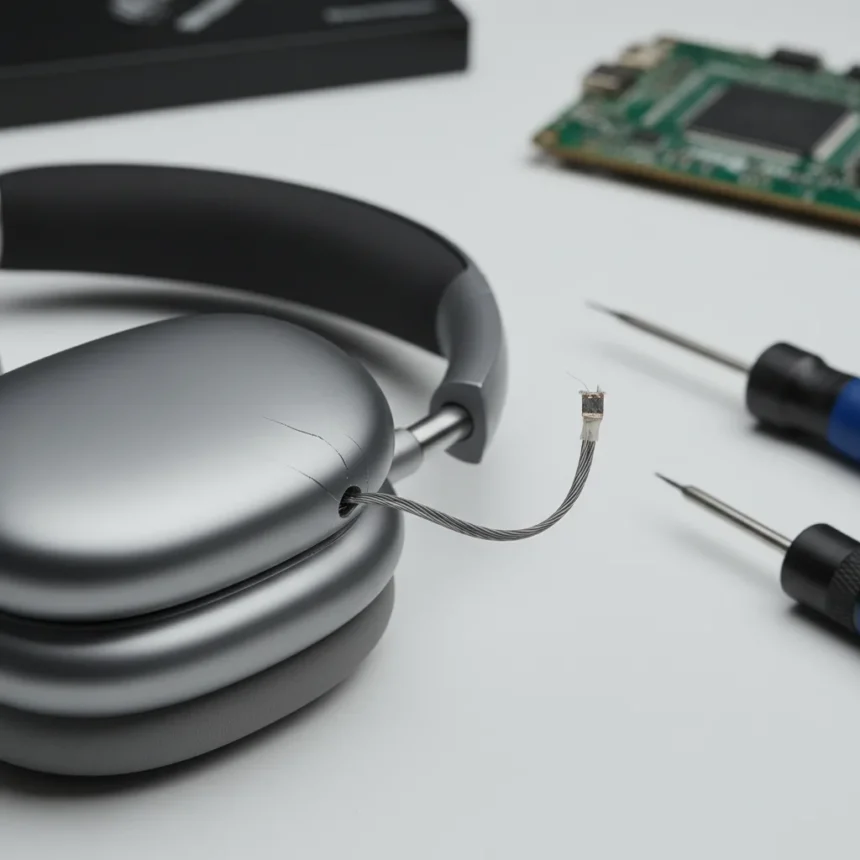 Apple AirPods Max 2 has a design flaw nobody's talking about — AI-generated illustration