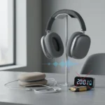 AirPods Max 2 sound better but still frustrate in all the wrong ways — AI-generated illustration