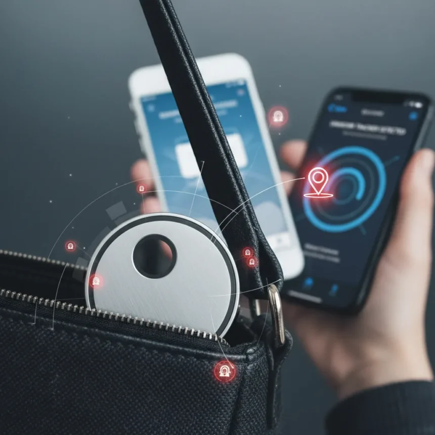 AirTag stalking remains a persistent threat — here's your defense — AI-generated illustration