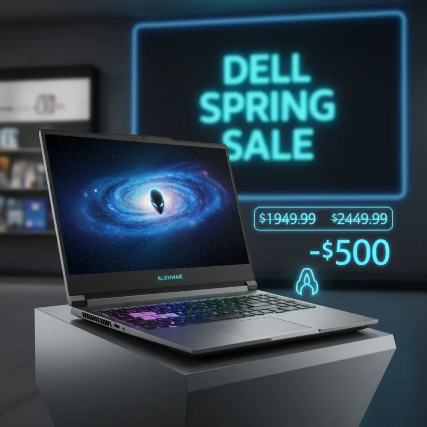 Alienware 16X Aurora RTX 5060 deal saves $500 in Dell spring sale