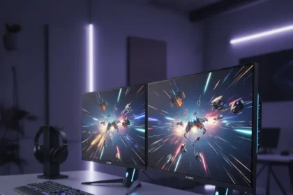 Alienware AW2726DM gaming monitor review: $349 value — AI-generated illustration