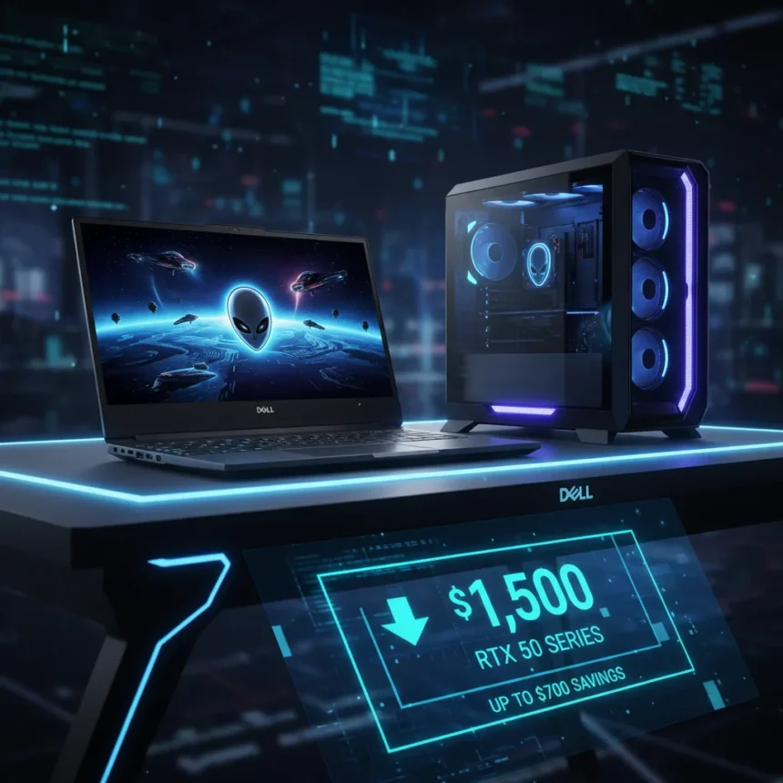 Alienware gaming deals slash RTX 50 laptops below $1,500