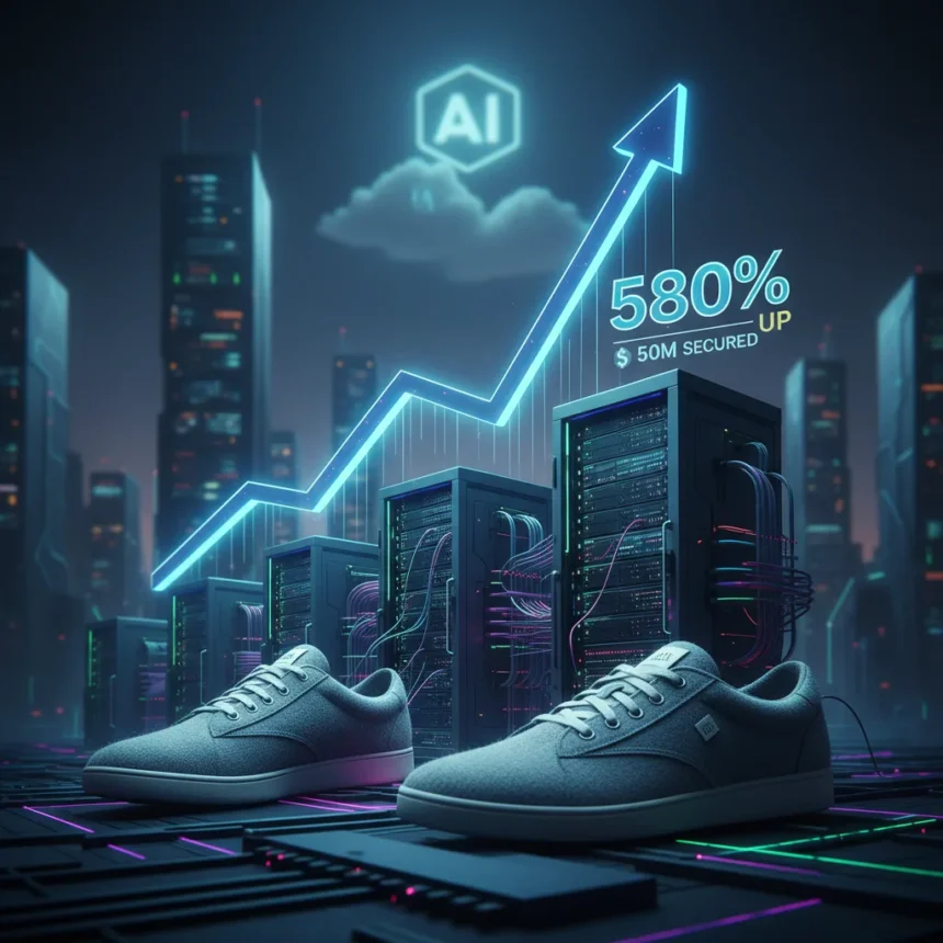 Allbirds ditches sneakers for AI data centers, stock soars 580%
