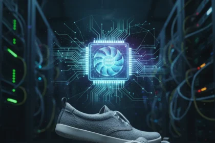 Allbirds' AI pivot exposes a deeper crisis than failed footwear — AI-generated illustration