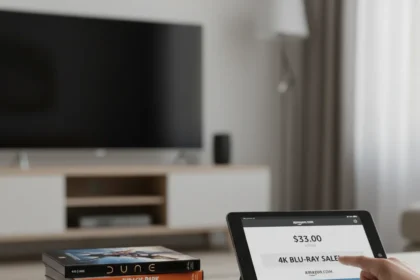 Amazon's 4K Blu-ray 3 for $33 sale returns with must-grab titles — AI-generated illustration