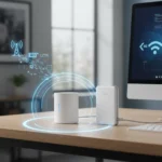 Amazon Eero Signal Adds Cellular Backup to Mesh Networks — AI-generated illustration